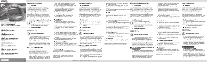 Page 1 de la notice Manuel utilisateur Powerfix Z31647