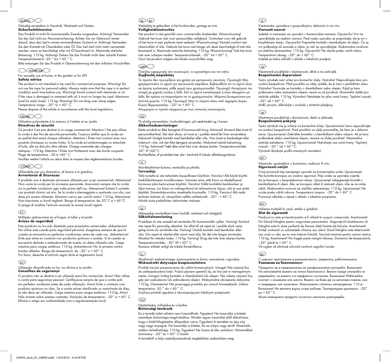 Page n°1 - Manuel utilisateur Powerfix IAN 104393