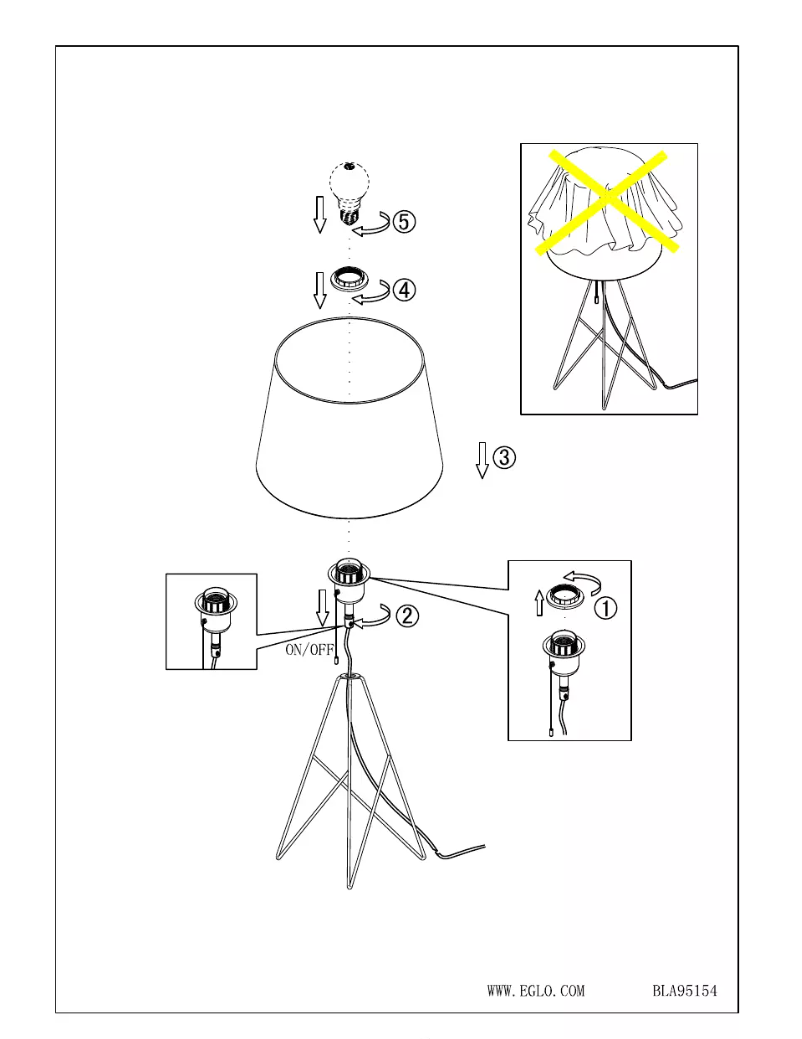 Página 1 del manual Manual de usuario Eglo Camporale
