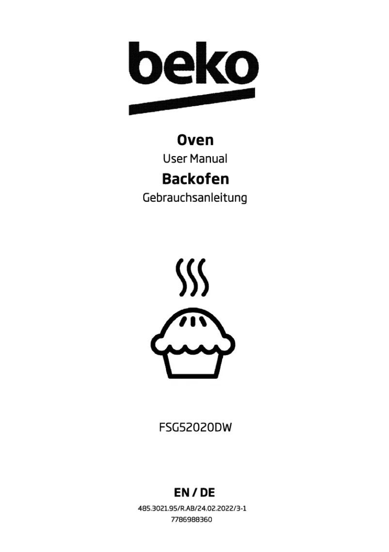Page 1 de la notice Manuel utilisateur Beko FSG52020DW