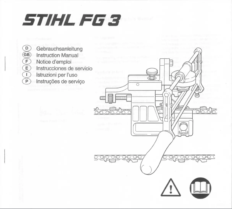Page 1 de la notice Manuel utilisateur Stihl FG 3