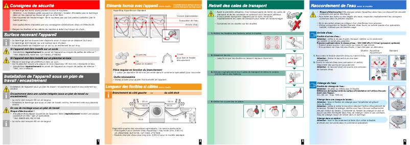 Page n°1 - Manuel utilisateur Siemens WM14E363FF