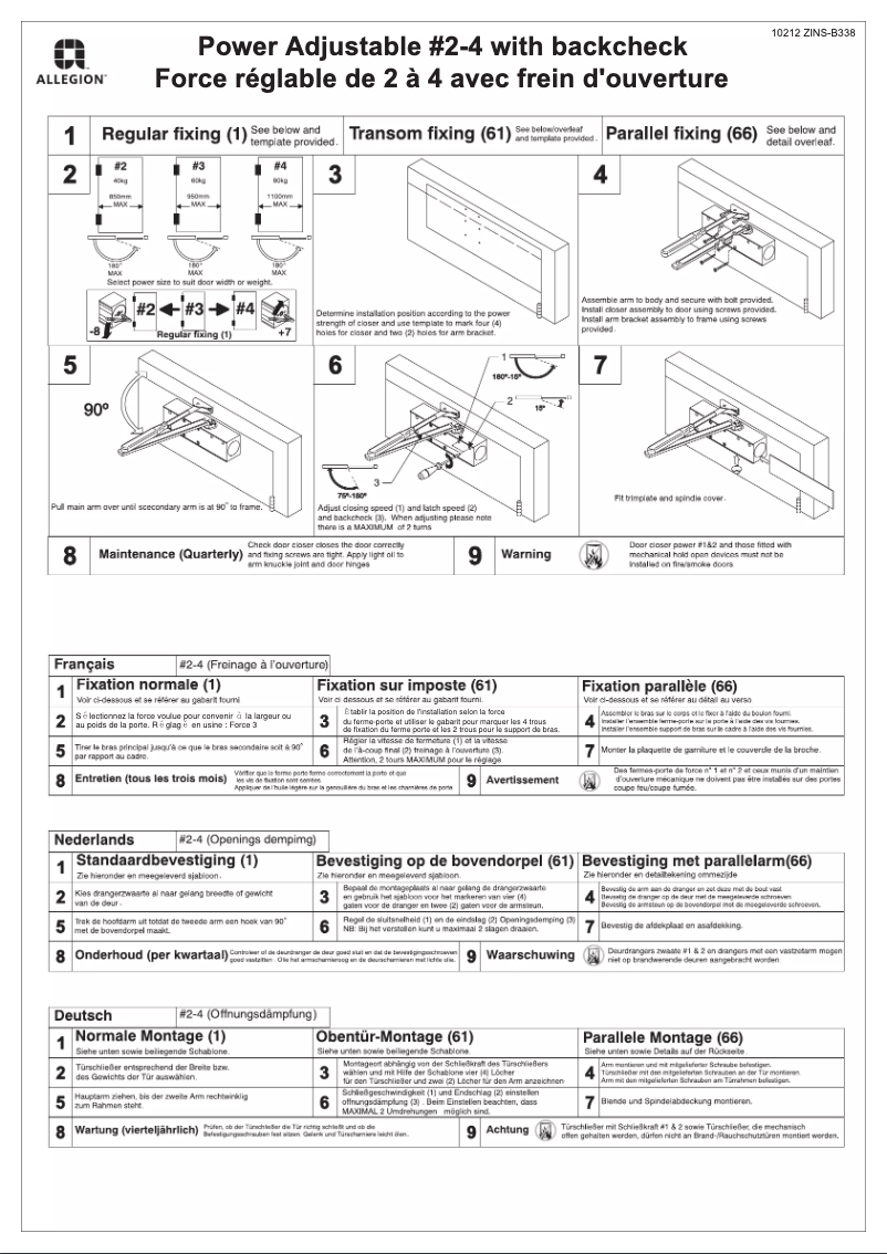 Page n°1 - Manuel utilisateur AXA 7507