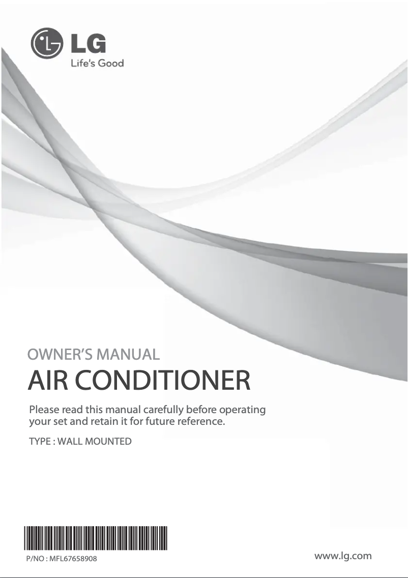 Page 1 of the manual User Manual LG BSNQ186C4D3