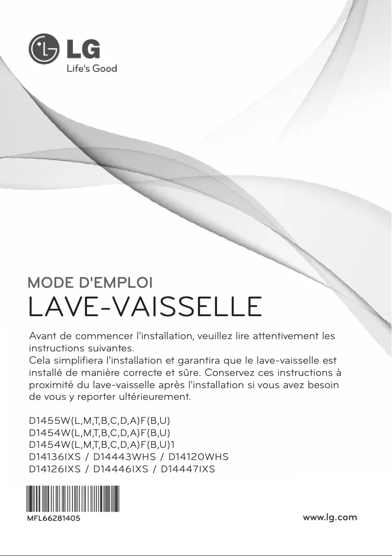 Página 1 del manual Manual de usuario LG D14447IXS