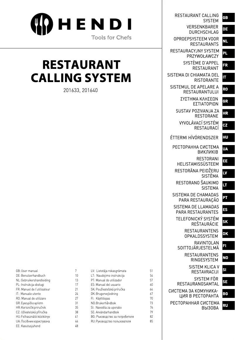 Image de la première page du manuel de l'appareil 201633