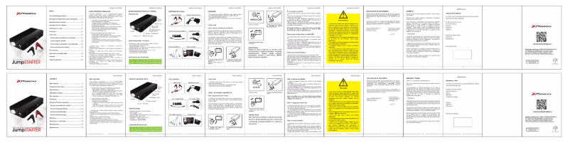 Image de la première page du manuel de l'appareil PHJUMPSTARTER