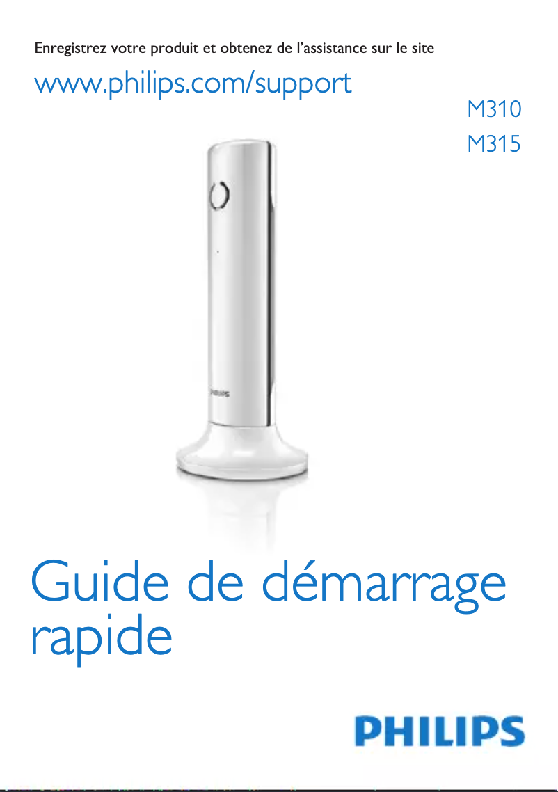 Página 1 del manual Guía de inicio rápido Philips Linea M310
