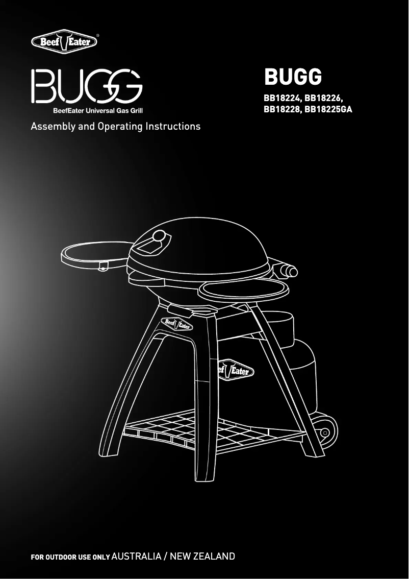 Page 1 de la notice Manuel utilisateur BeefEater Bugg Amber BB18224