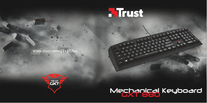 Page n°1 - Manuel utilisateur Trust GXT 880