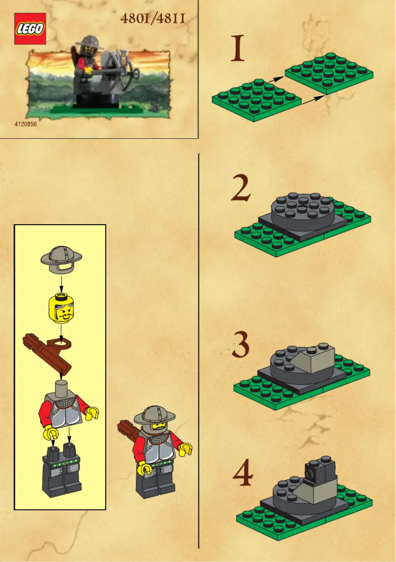 Page 1 de la notice Manuel utilisateur Lego DEFENCE ARCHER