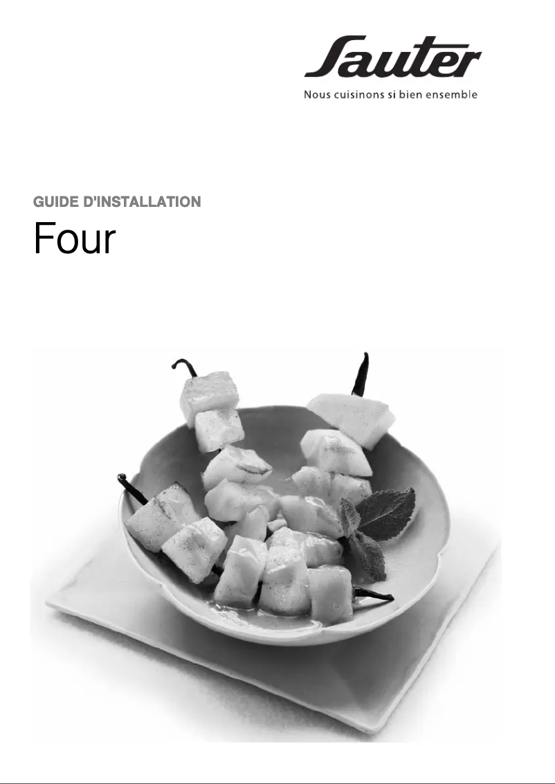 Page 1 de la notice Manuel utilisateur Sauter SFP945X