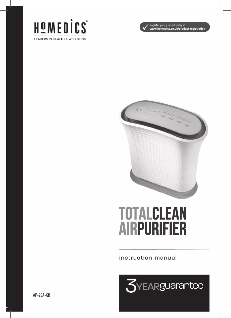 Image de la première page du manuel de l'appareil AP-25A-GB