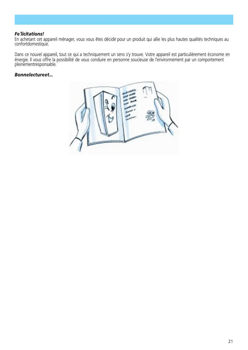 Image de la première page du manuel de l'appareil ARG 970/R/A