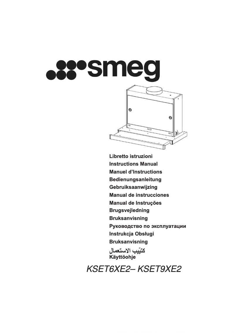 Página 1 del manual Manual de usuario Smeg KSET9XE2