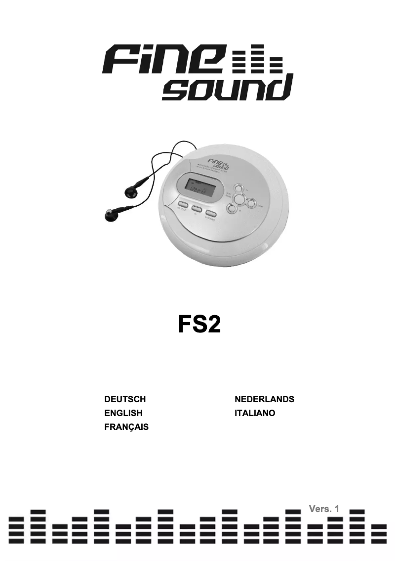 Page 1 de la notice Manuel utilisateur FineSound FS2