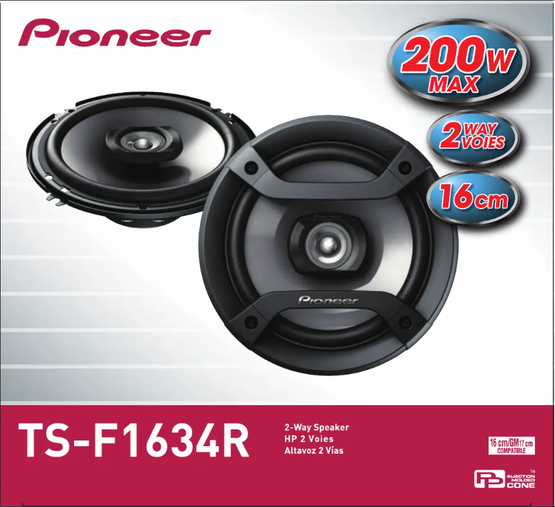 Página 1 del manual Manual de usuario Pioneer TS-F1634R