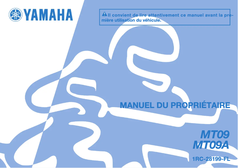 Image de la première page du manuel de l'appareil MT09 (2014)