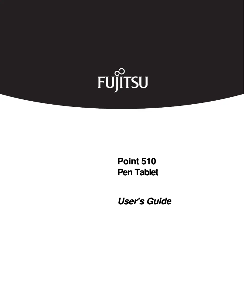 Page n°1 - Manuel utilisateur Fujitsu Point 510