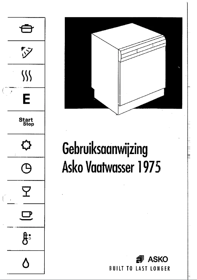 Page n°1 - Manuel utilisateur Asko D1975