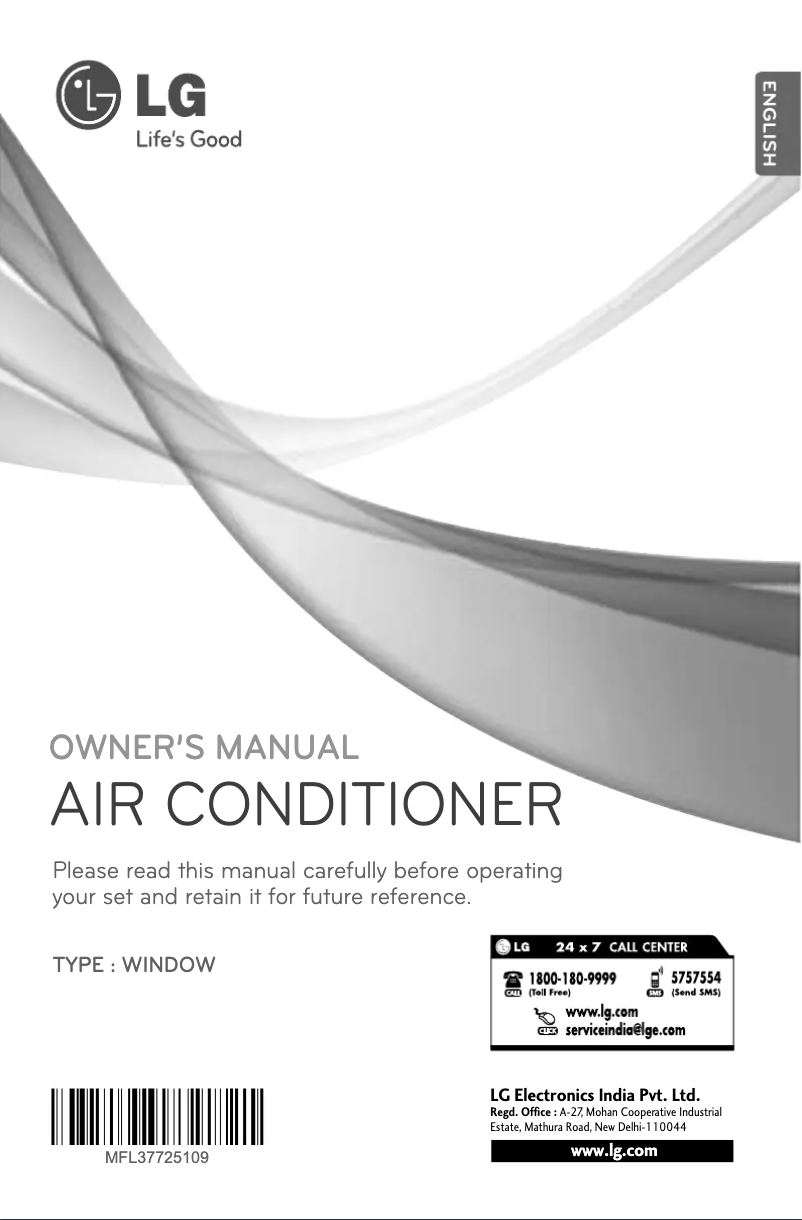 Página 1 del manual Manual de usuario LG LWA5GW1AS1