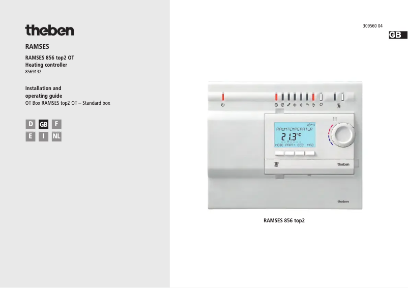 Page n°1 - Manuel utilisateur Theben RAMSES 816 top2 OT