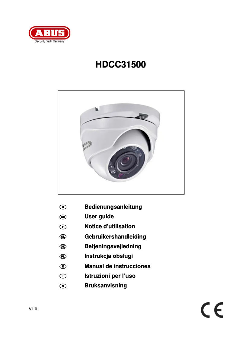 Image de la première page du manuel de l'appareil HDCC31500