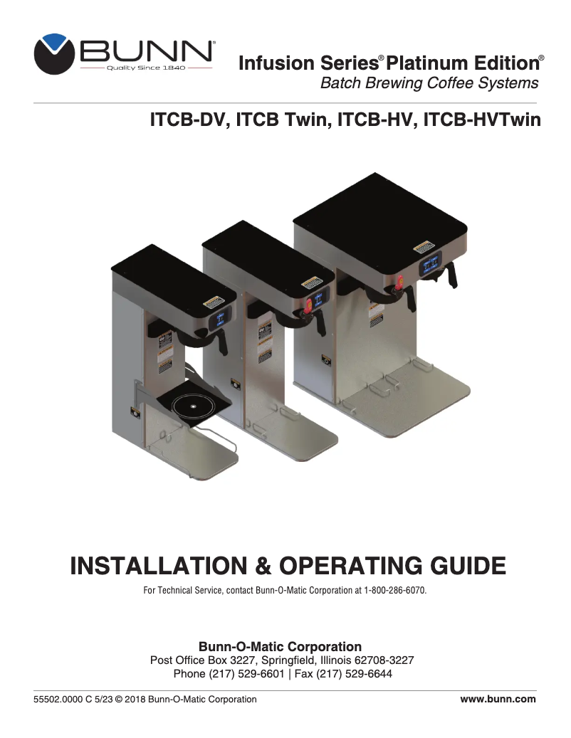 Image de la première page du manuel de l'appareil ITCB-DV