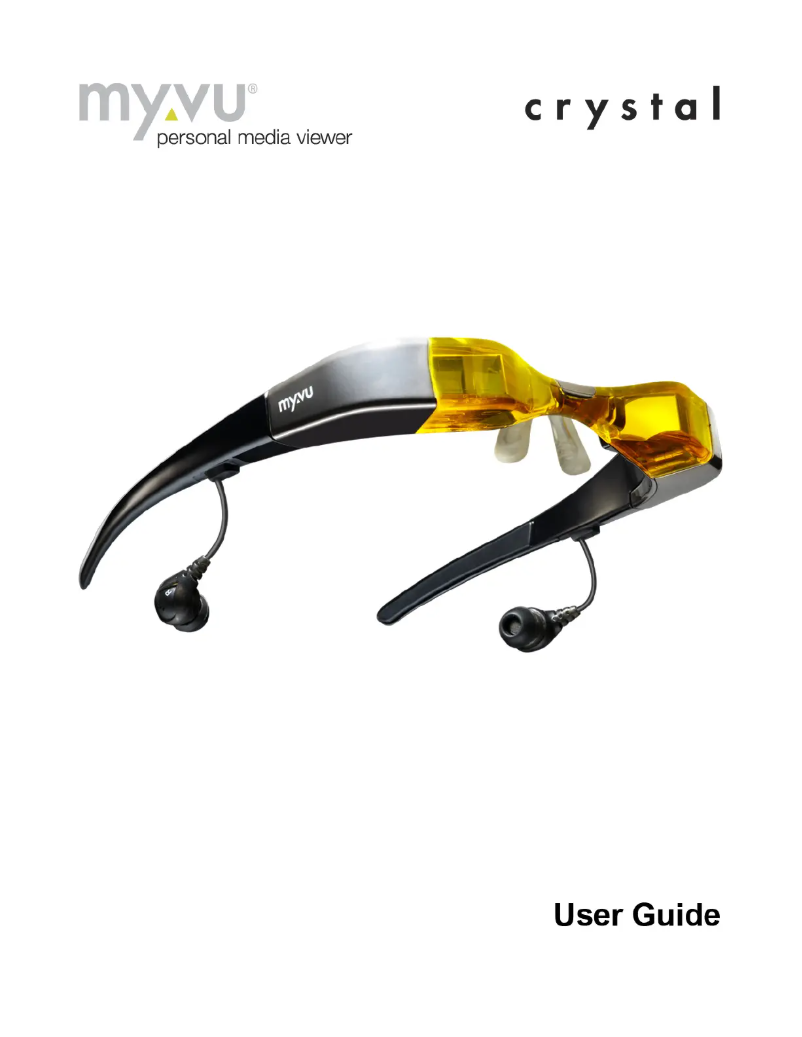 Image de la première page du manuel de l'appareil Crystal