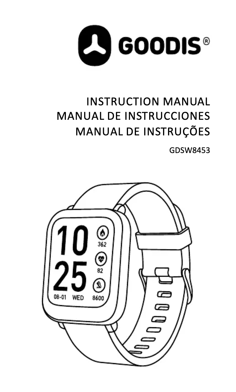 Page 1 of the manual User Manual Goodis GDSW8453