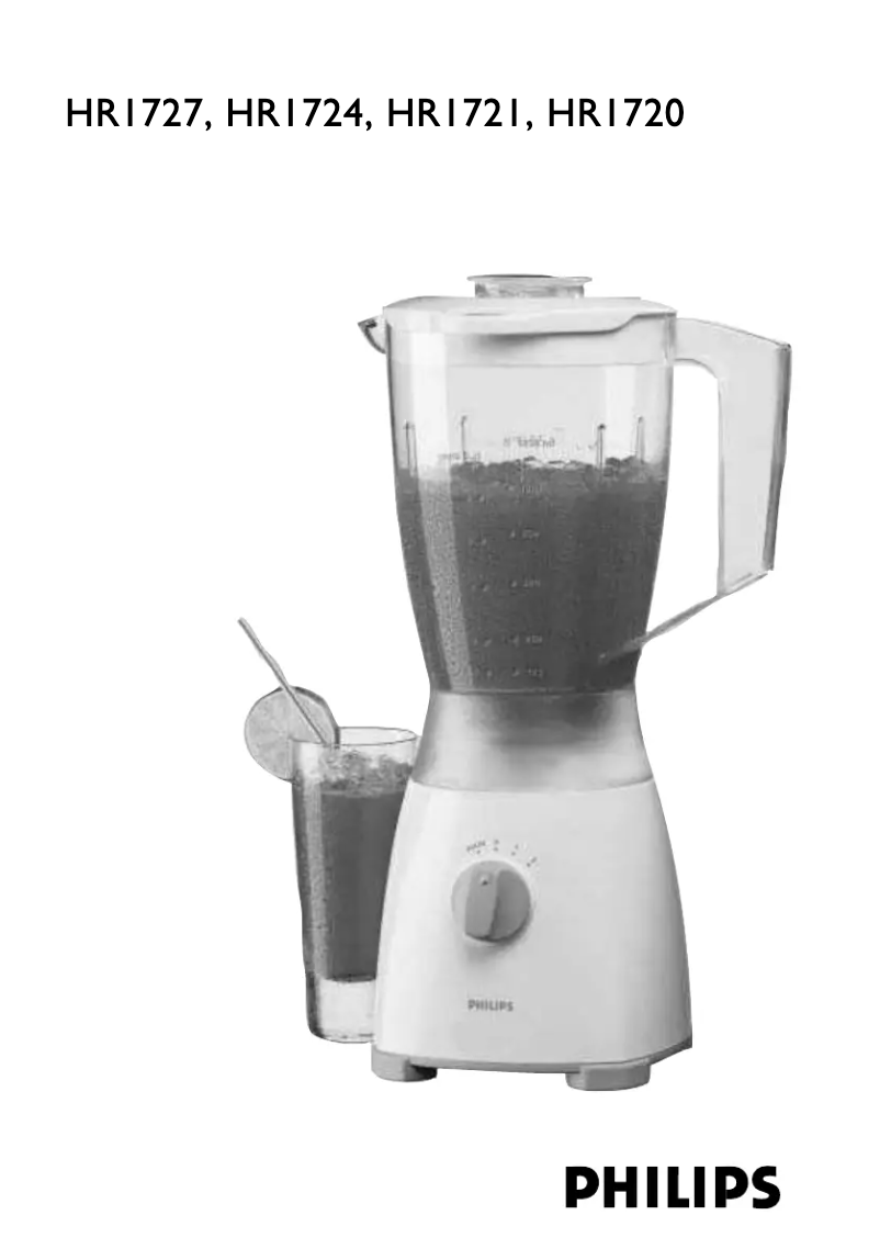 Página 1 del manual Manual de usuario Philips HR1720