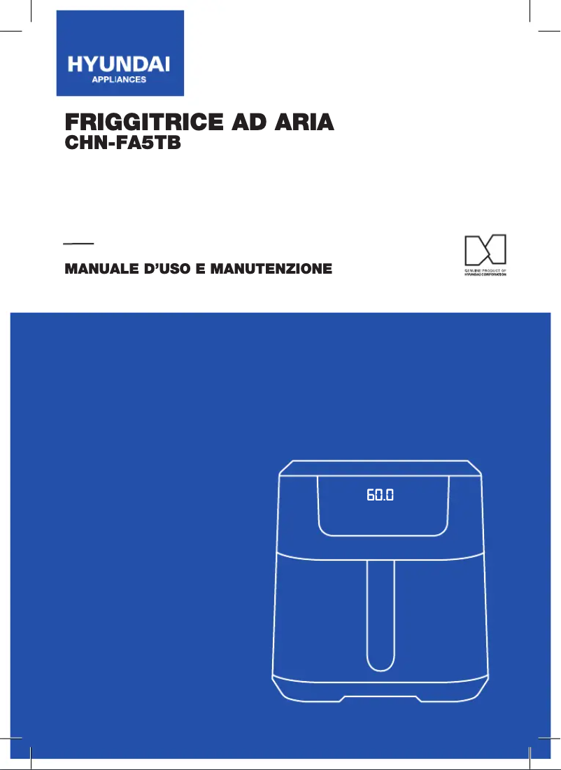 Page 1 de la notice Manuel utilisateur Hyundai CHN-FA5TB