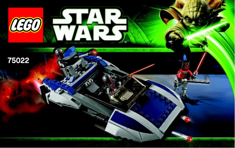 Page 1 de la notice Manuel utilisateur Lego Star Wars 75022