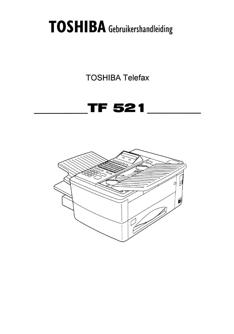 Image de la première page du manuel de l'appareil TF521