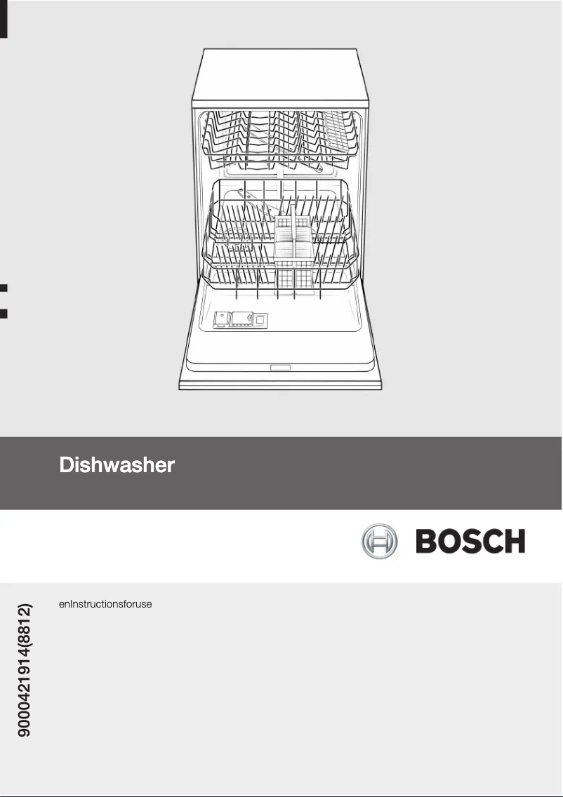 Page n°1 - Manuel utilisateur Bosch SGV53E03