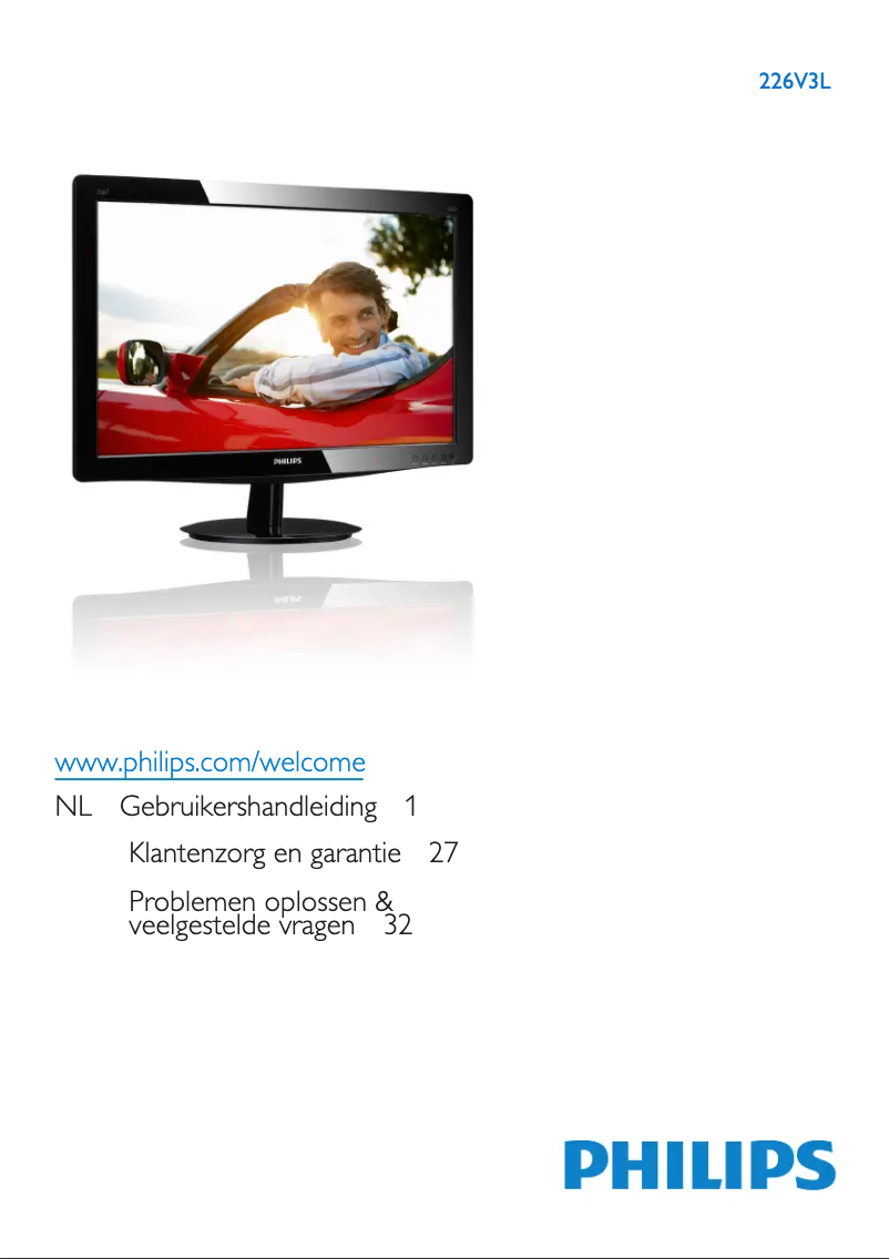 Page n°1 - Manuel utilisateur Philips 226V3L