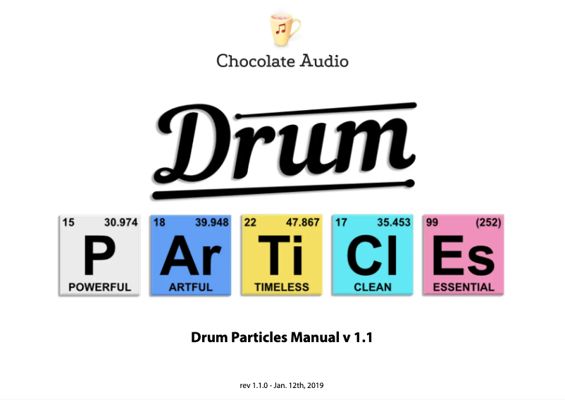 Página 1 del manual Manual de usuario Chocolate Audio Imperial Drums