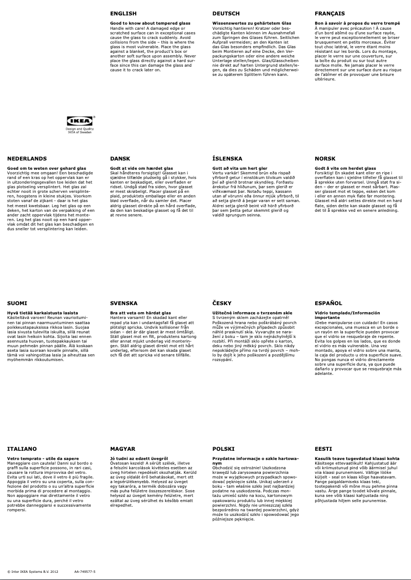 Image de la première page du manuel de l'appareil KLINGSBO 201.285.64