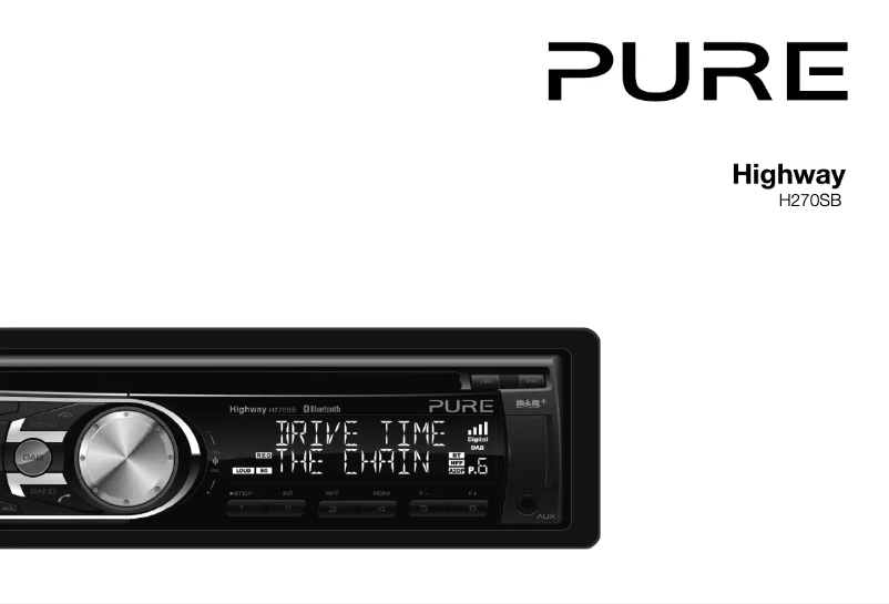 Page n°1 - Manuel utilisateur Pure Highway H270SB