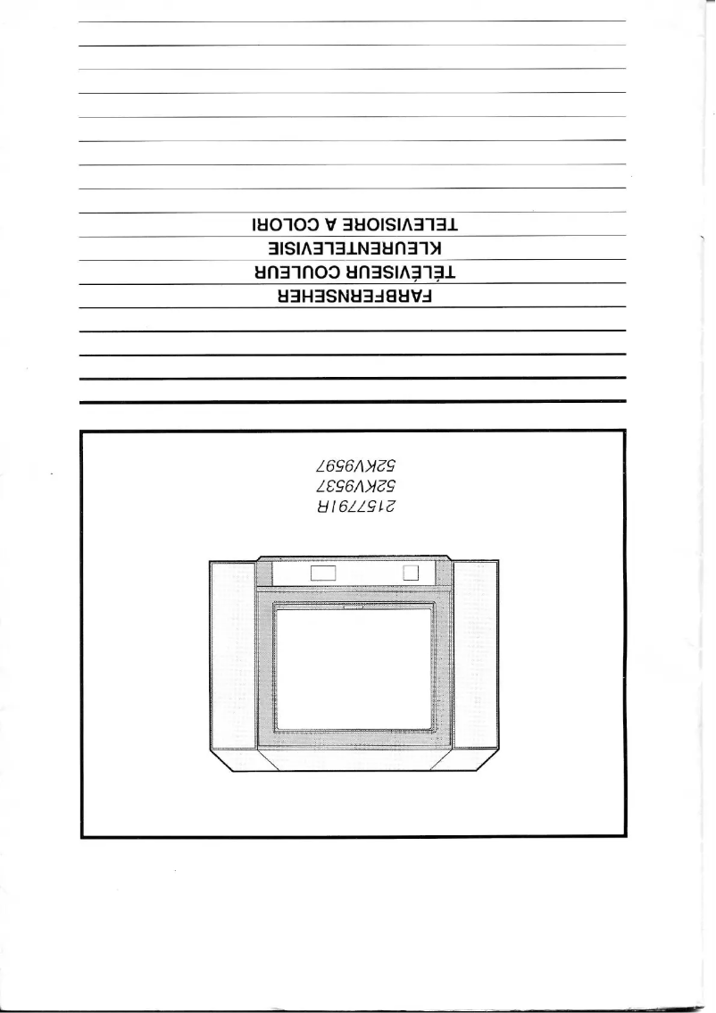 Page n°1 - Manuel utilisateur Aristona 52KV9537