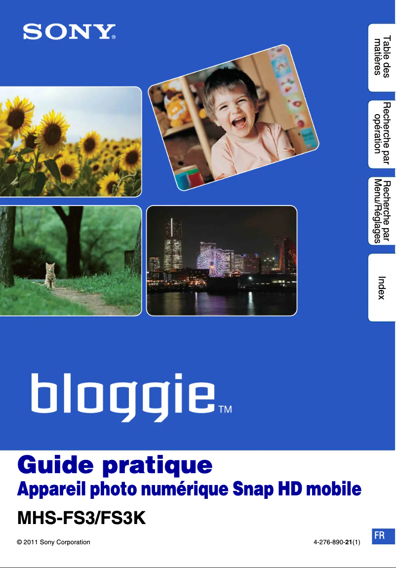 Page n°1 - Manuel utilisateur Sony Bloggie MHS-FS3K