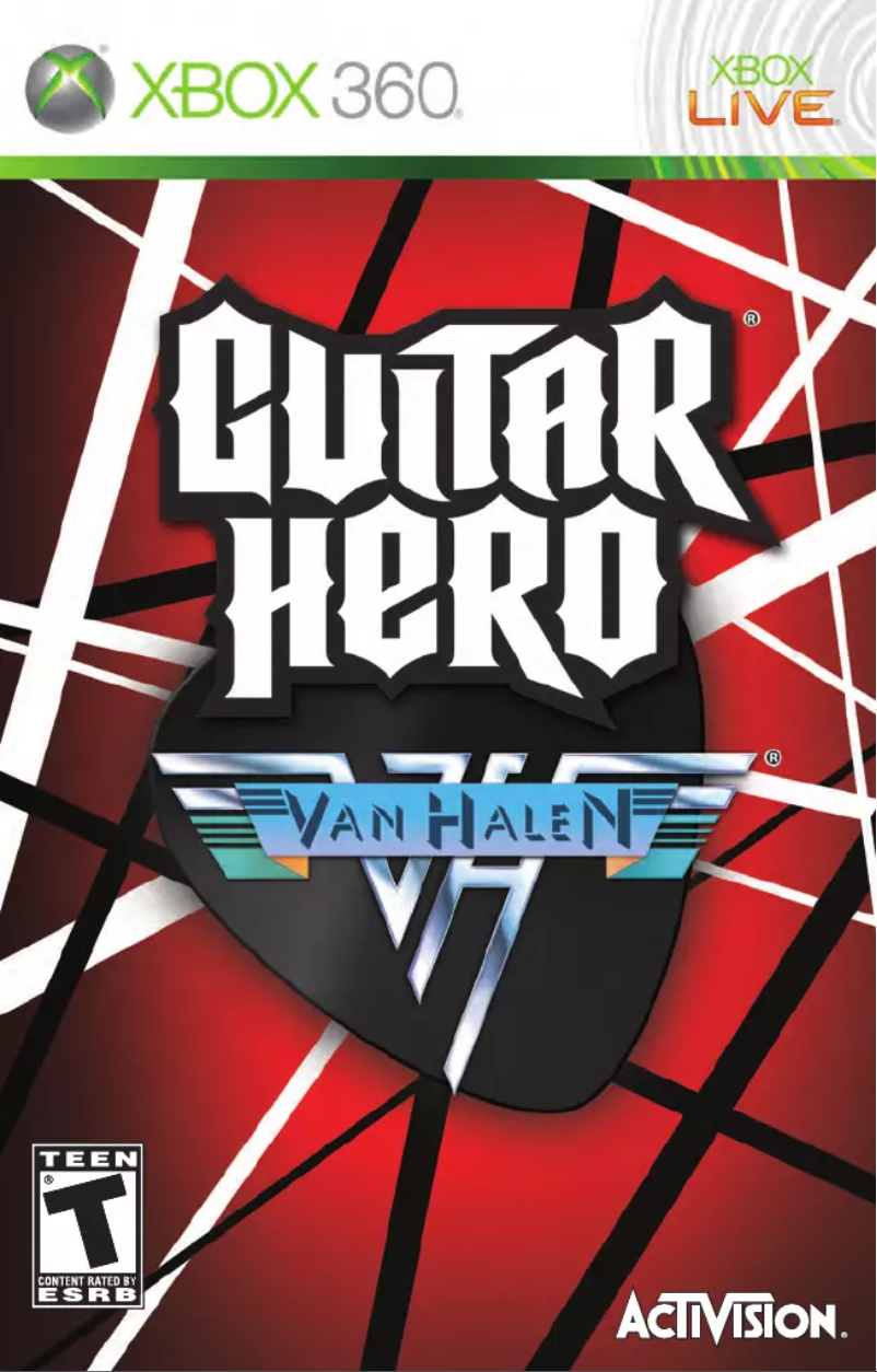 Page 1 de la notice Manuel utilisateur Activision Guitar Hero: Van Halen