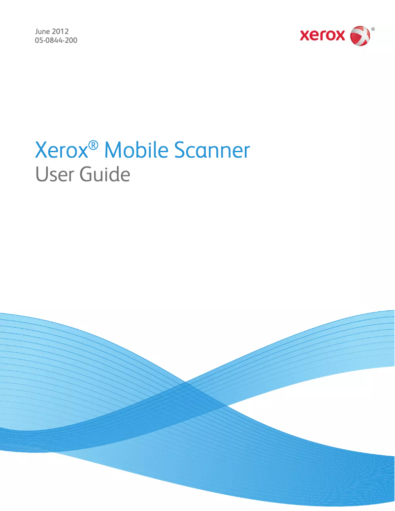 Page n°1 - Manuel utilisateur Xerox Mobile 100N02838