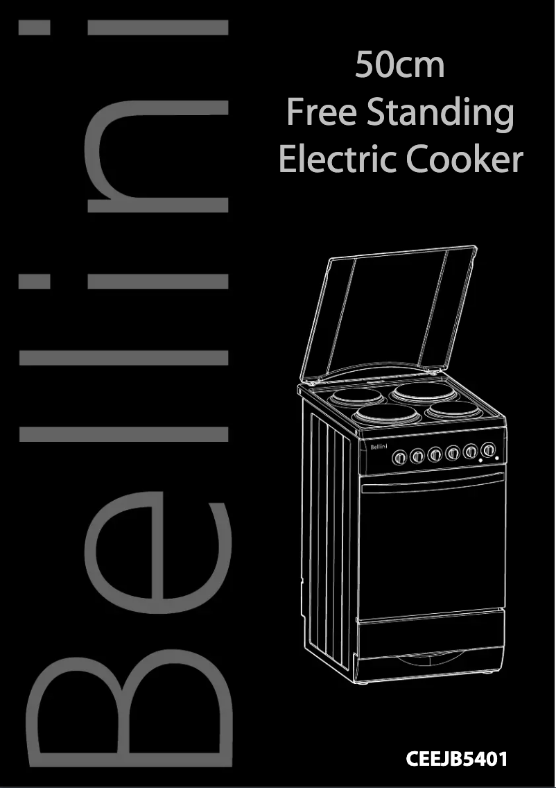 Page 1 de la notice Manuel utilisateur Bellini CEEJB5401-F