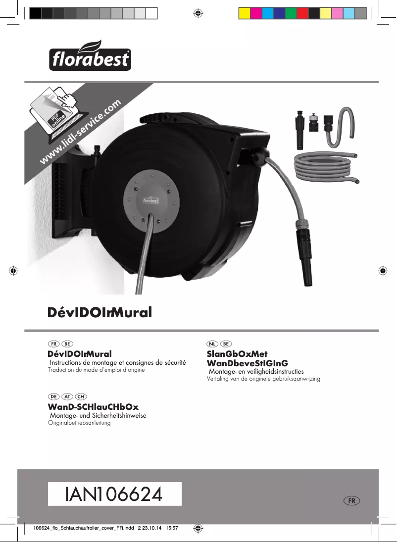 Page 1 de la notice Manuel utilisateur Florabest IAN 106624