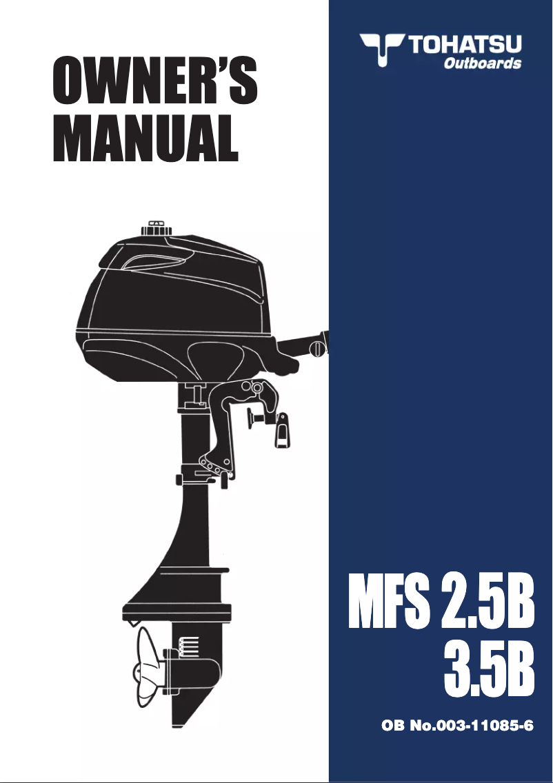 Image de la première page du manuel de l'appareil MFS3.5B