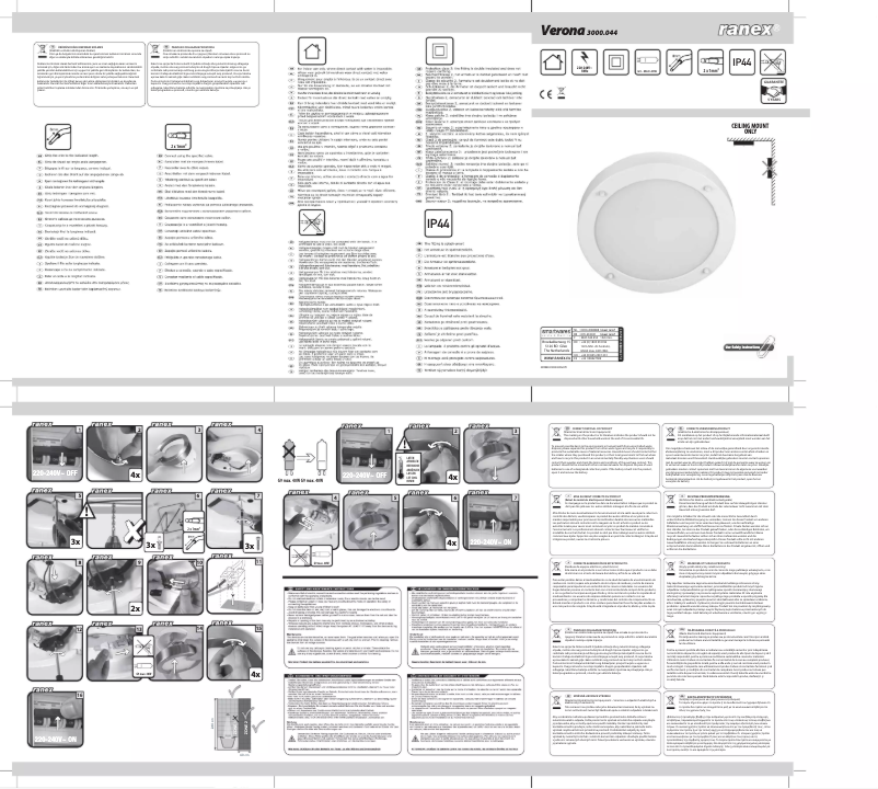 Página 1 del manual Manual de usuario Ranex Verona 3000.044