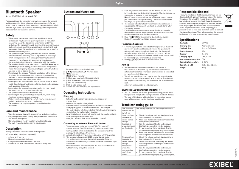 Image de la première page du manuel de l'appareil BX51