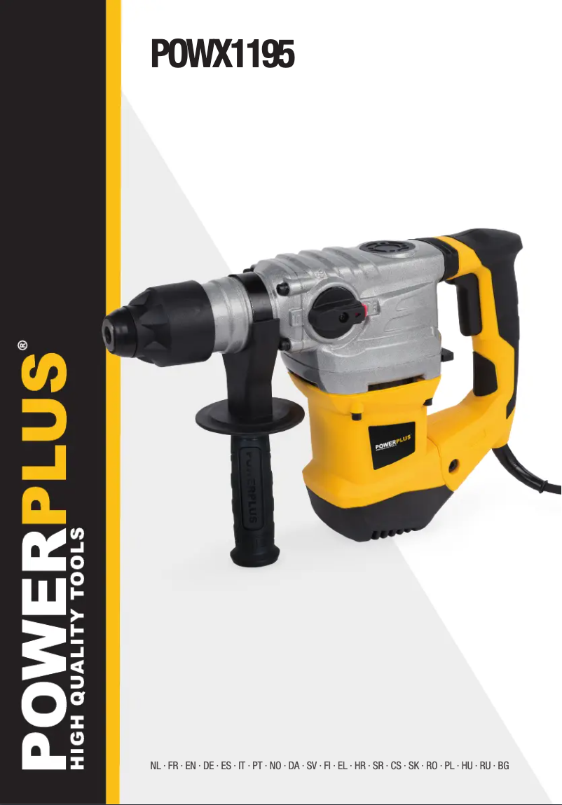 Page 1 de la notice Manuel utilisateur PowerPlus POWX1195