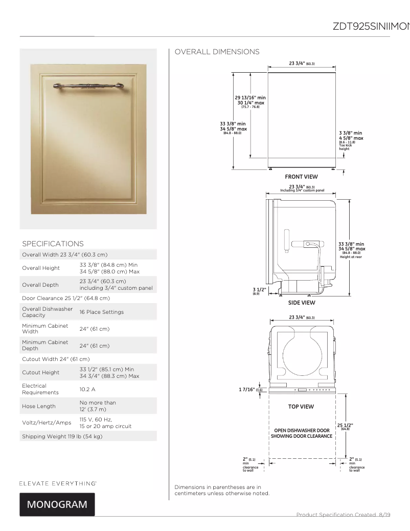 Image de la première page du manuel de l'appareil MORADW112